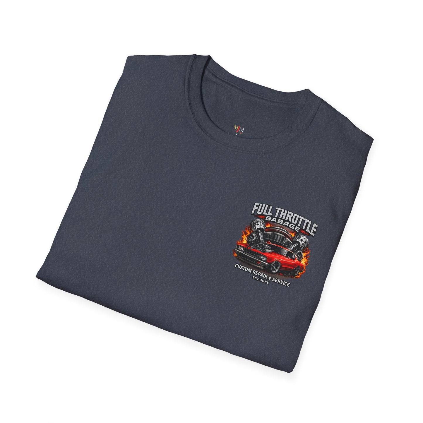 T-shirt gris plier 