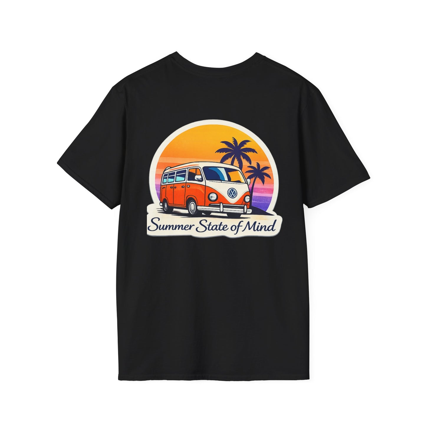 T‑shirt Summer Van – coucher de soleil, vibes été & streetwear unisexe