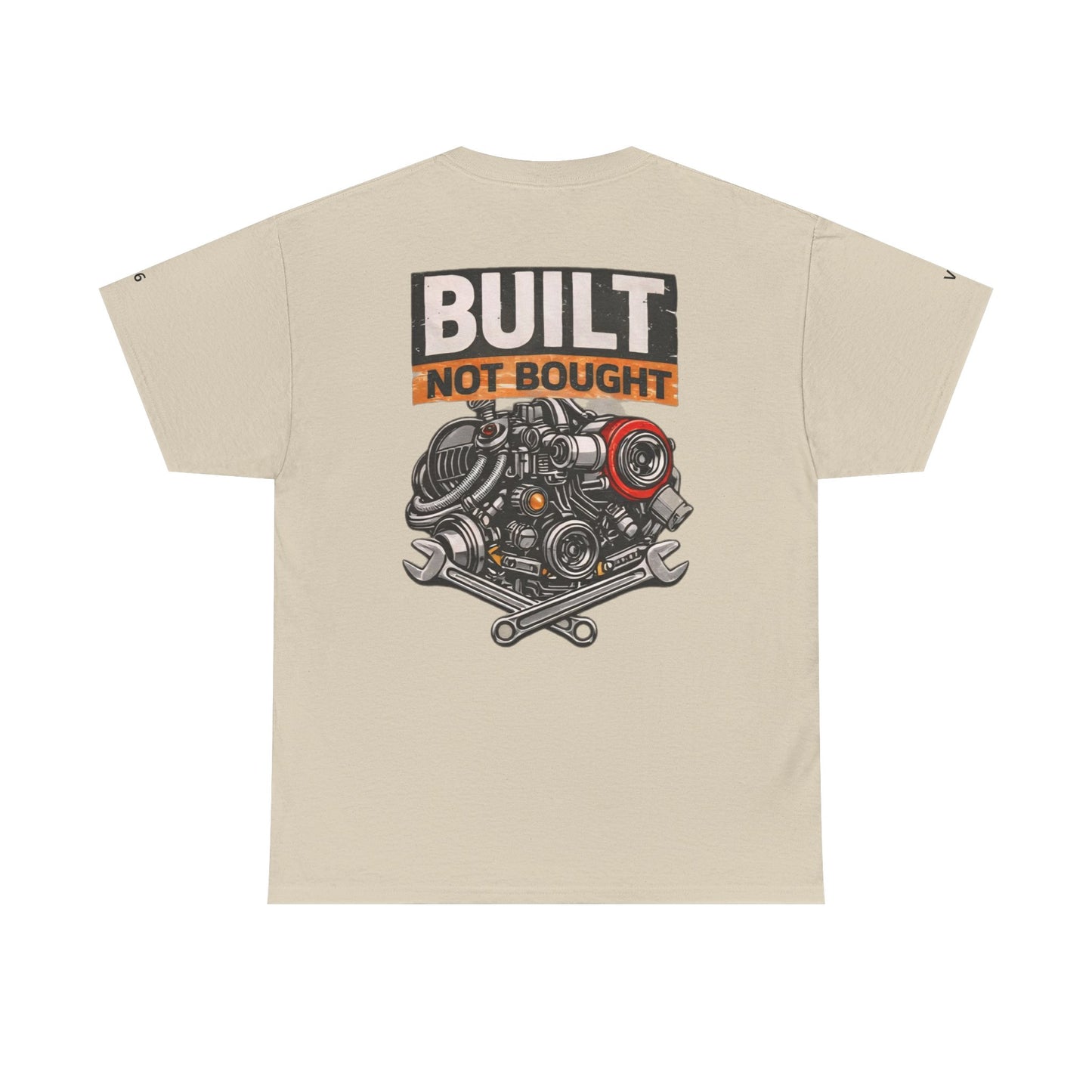 t-shirt couleur sable avec moteur 