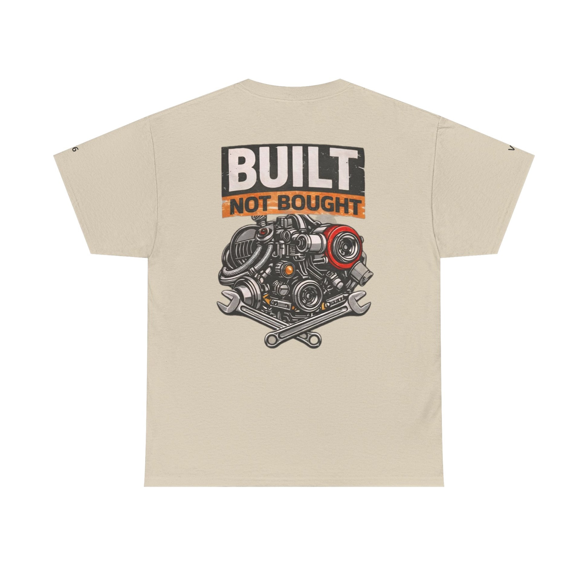 t-shirt couleur sable avec moteur 