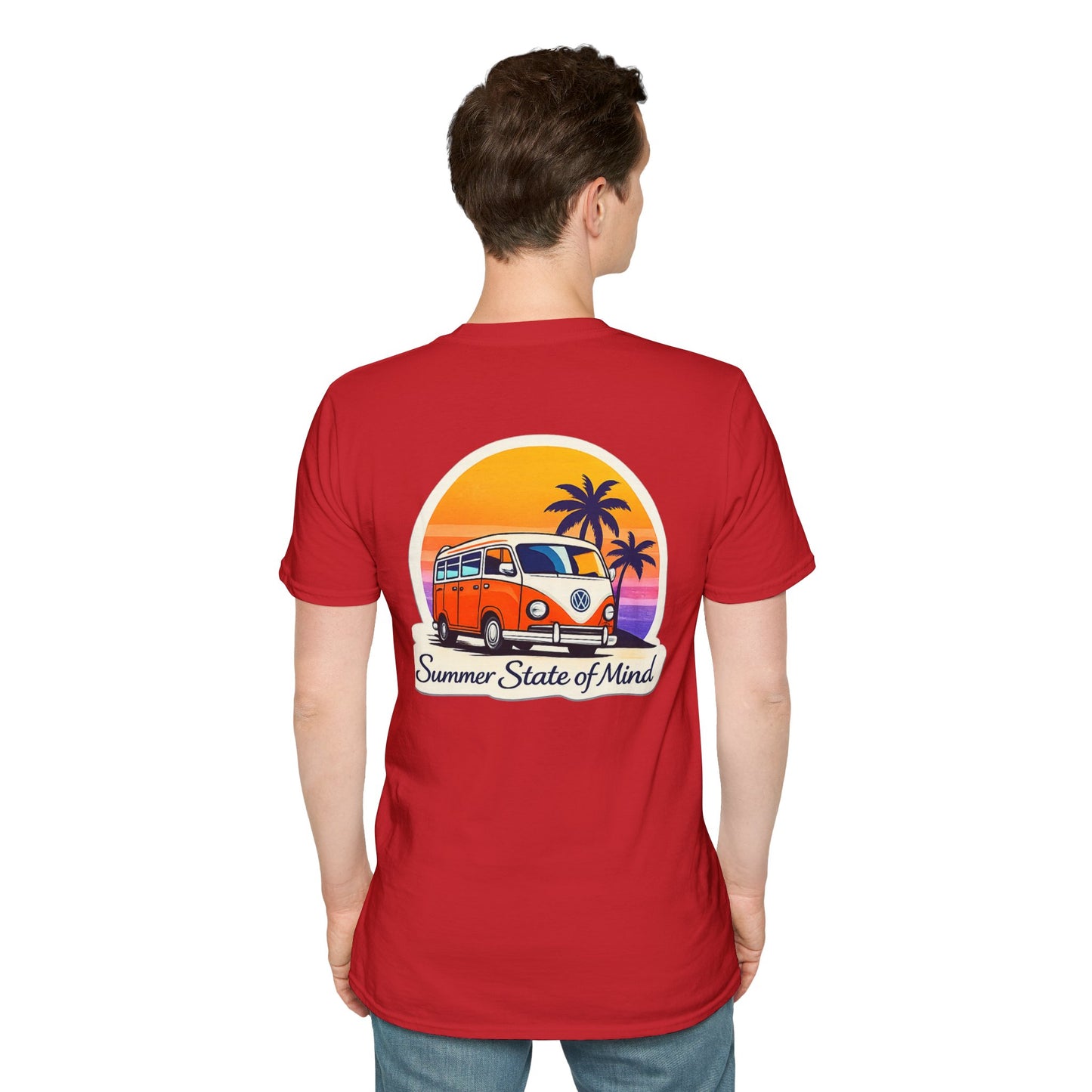 T‑shirt Summer Van – coucher de soleil, vibes été & streetwear unisexe