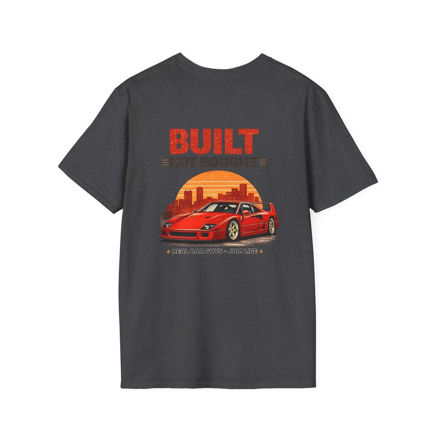 T‑shirt Built Car – mécanique, garage & lifestyle automobile