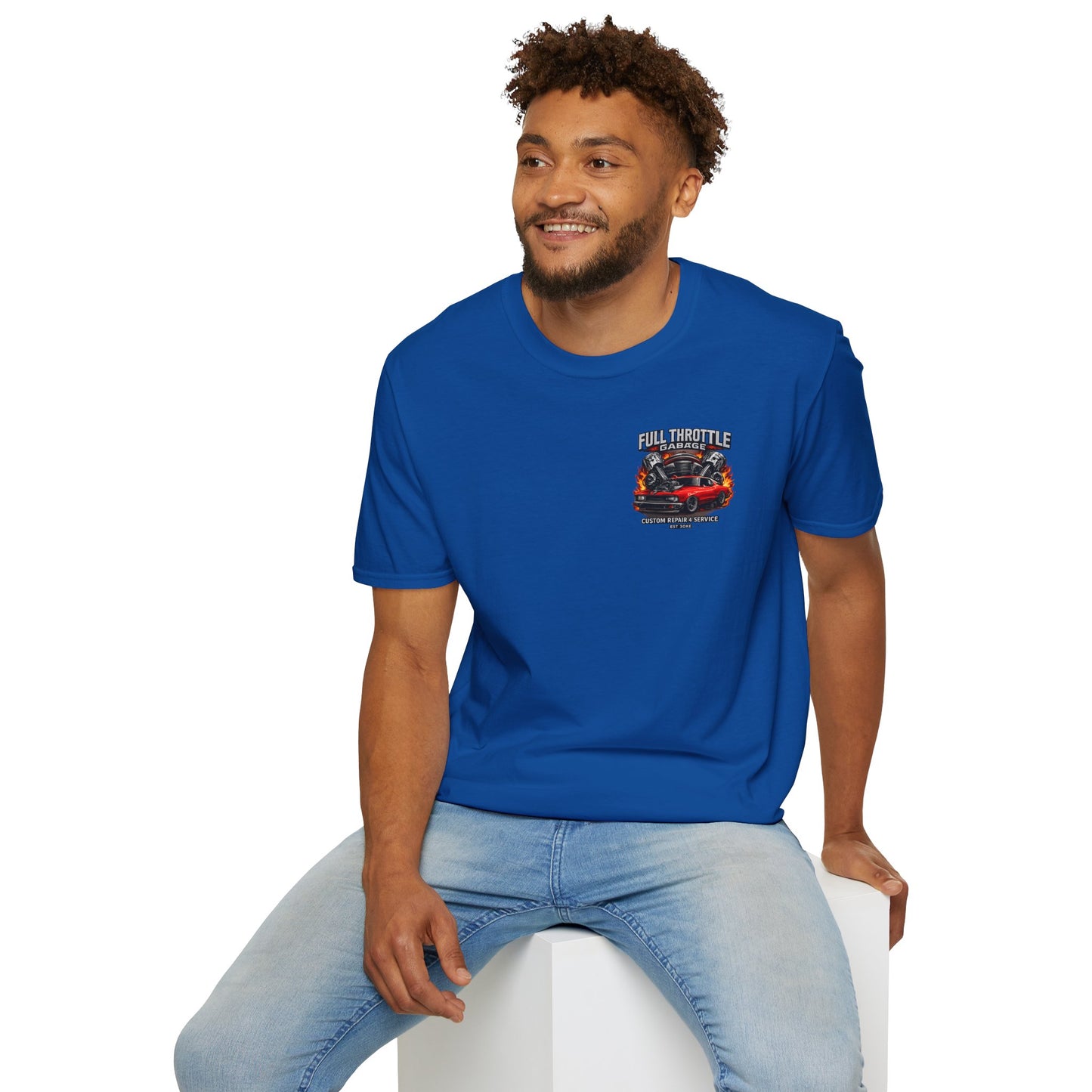 T-shirt bleu porter 