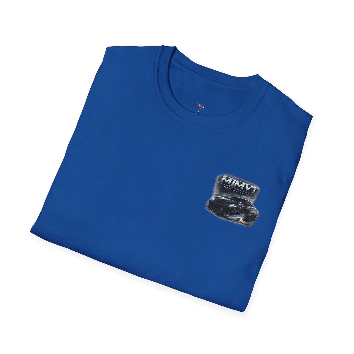 T-shirt bleu plier 