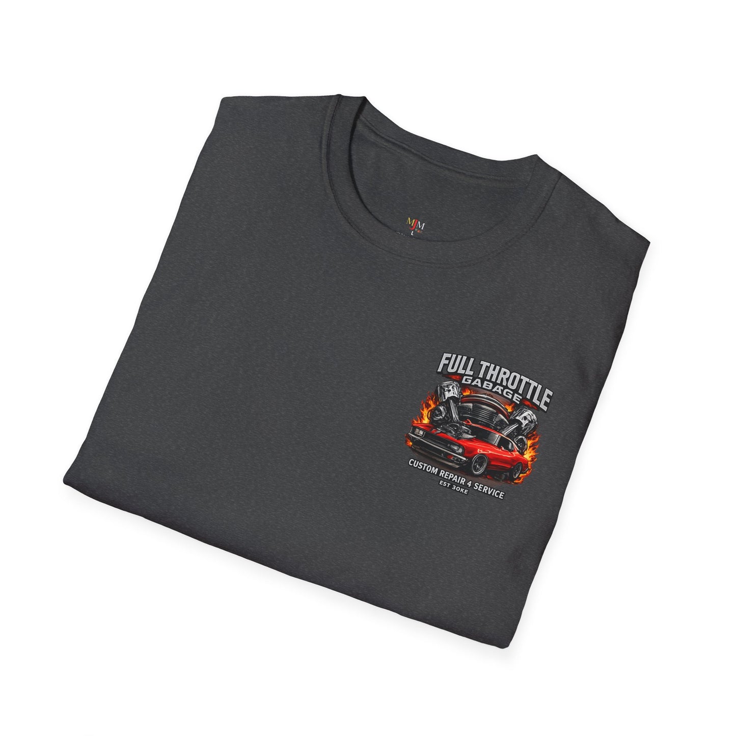 T-shirt gris plier