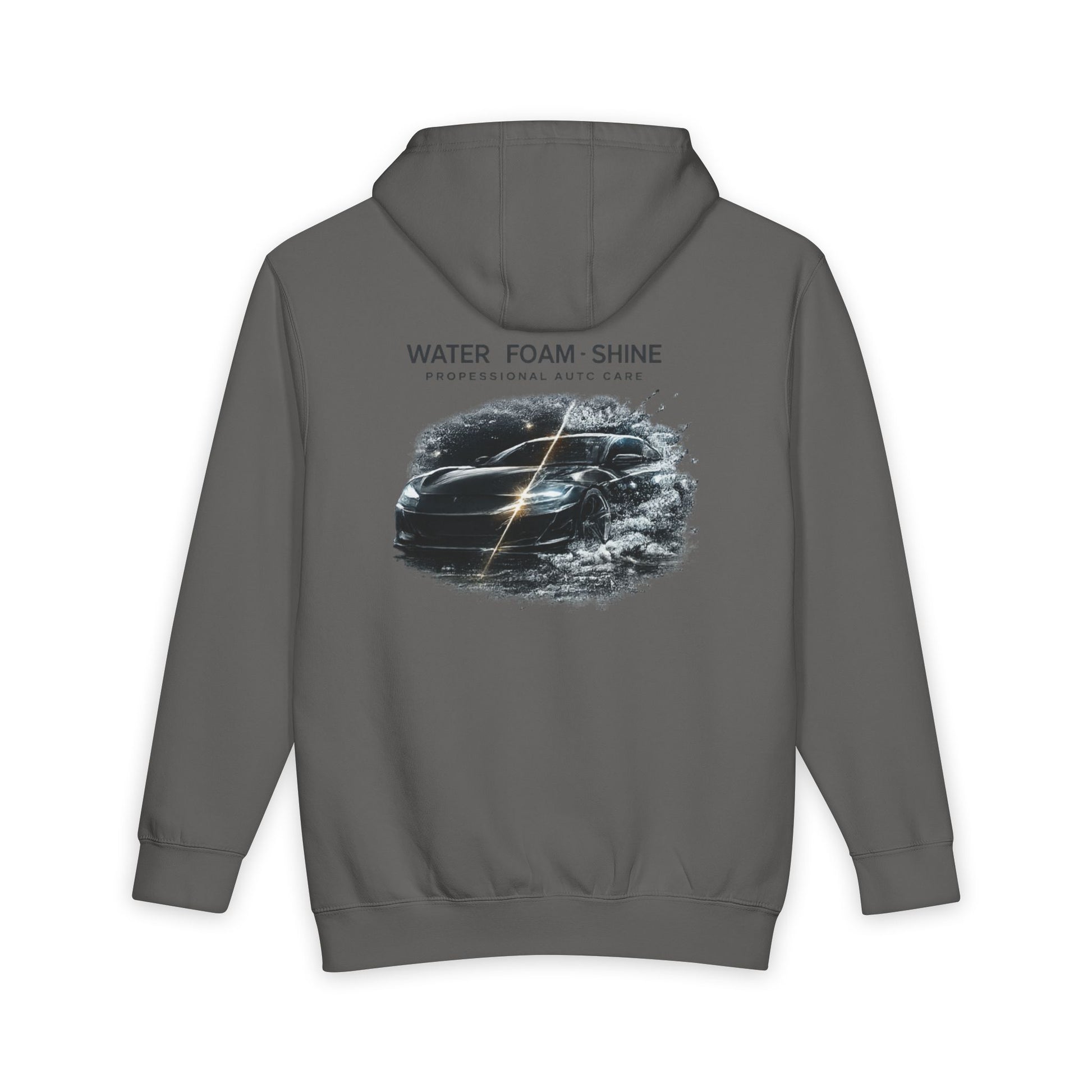 pull gris de dos