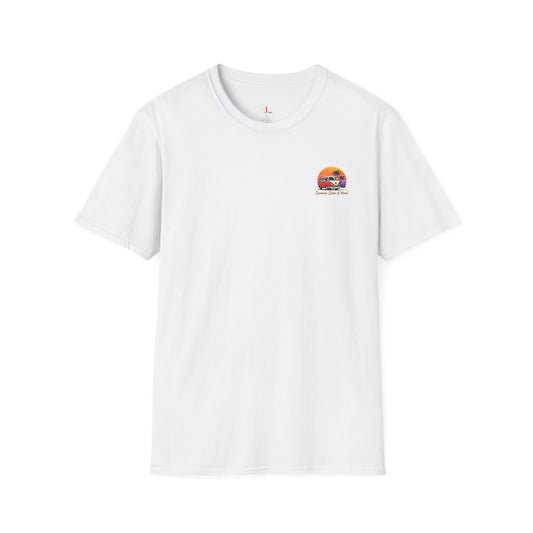 T‑shirt Summer Van – coucher de soleil, vibes été & streetwear unisexe