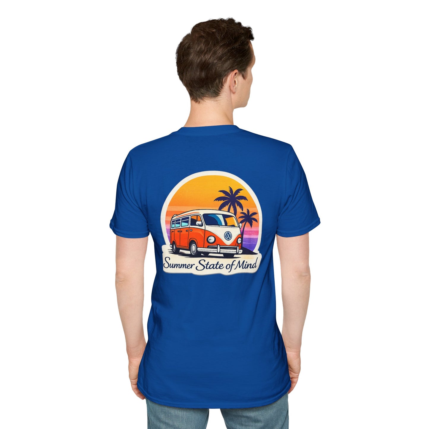 T‑shirt Summer Van – coucher de soleil, vibes été & streetwear unisexe