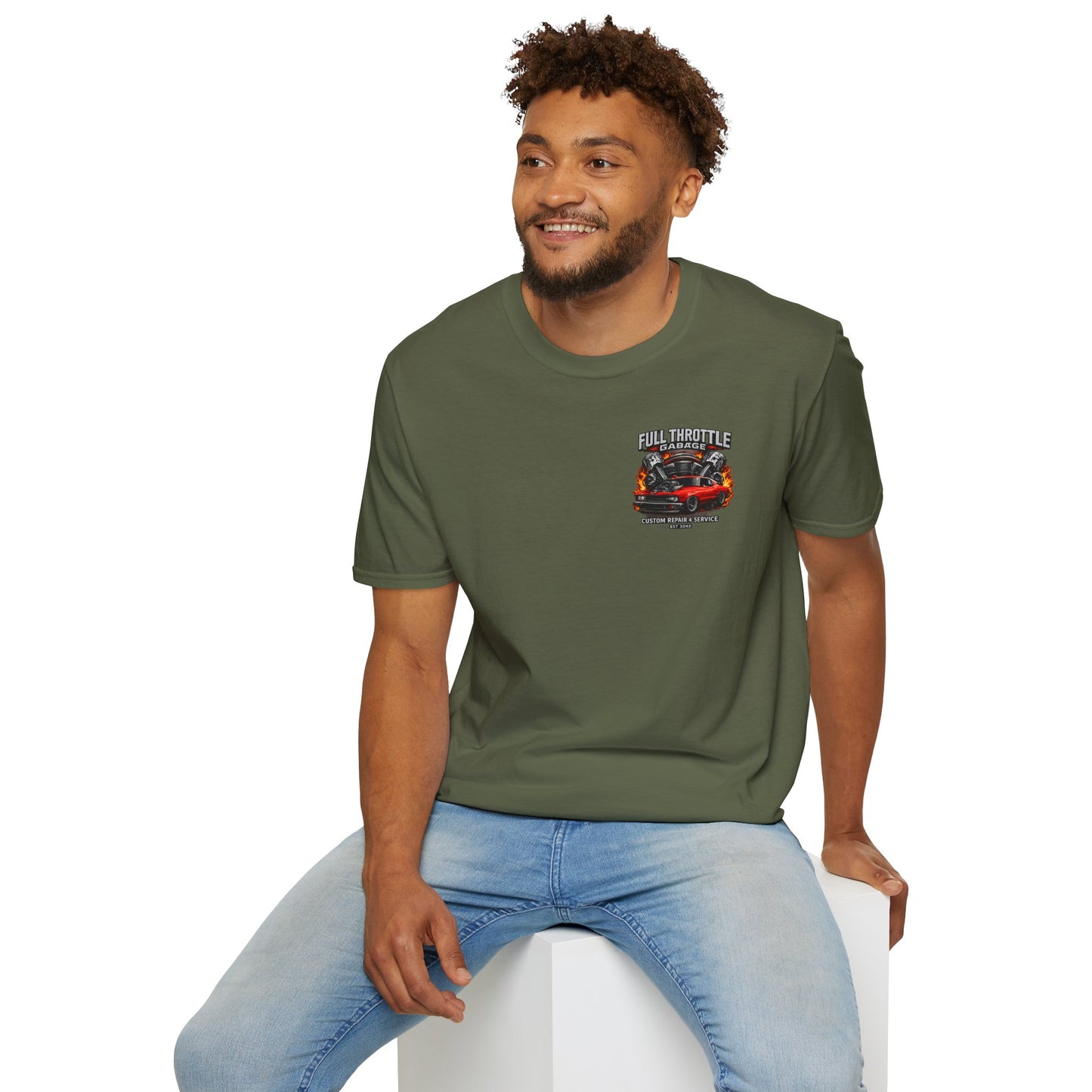 T-shirt vert porter 