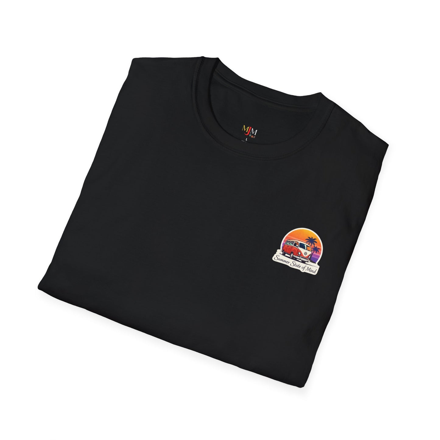 T‑shirt Summer Van – coucher de soleil, vibes été & streetwear unisexe