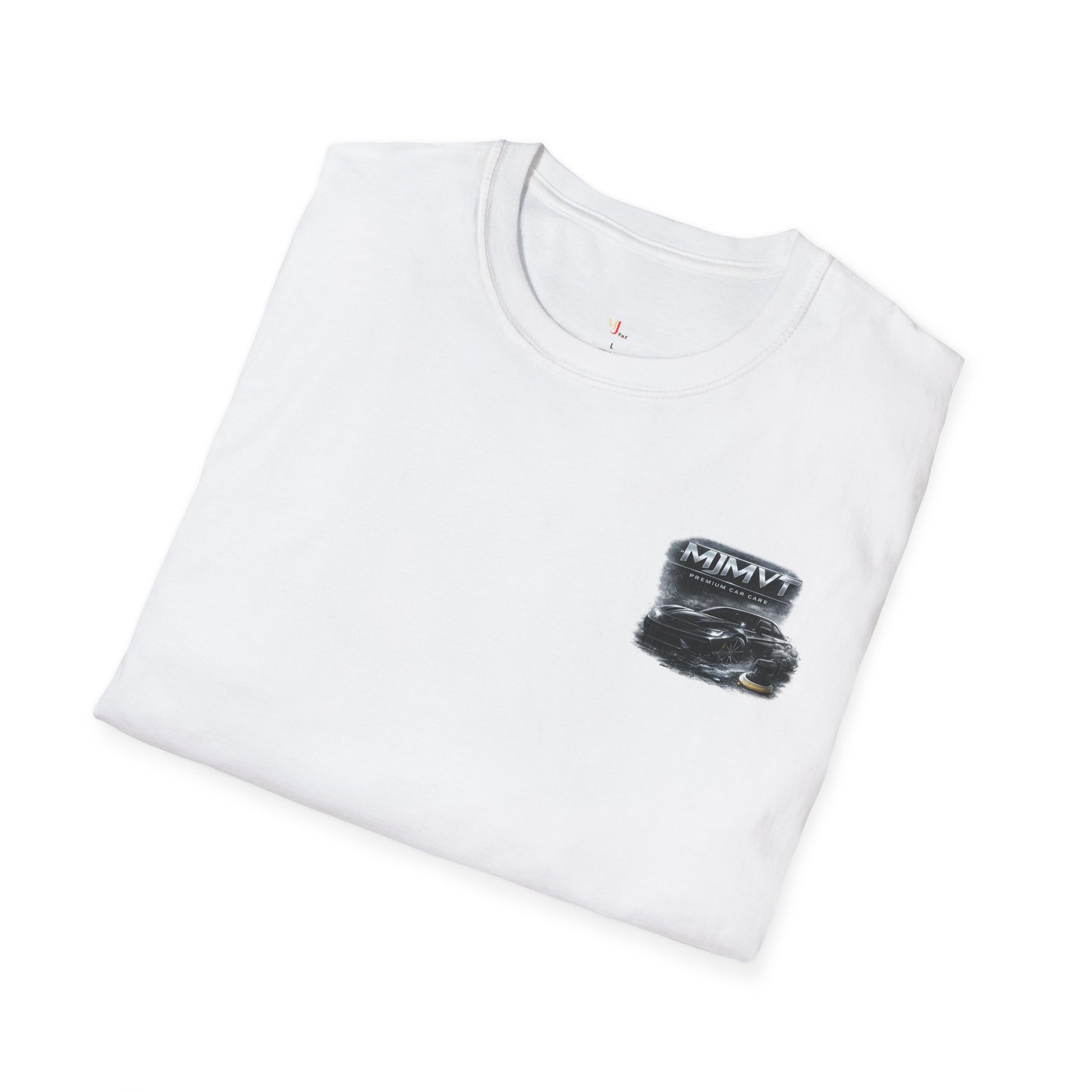 t-shirt blanc plier