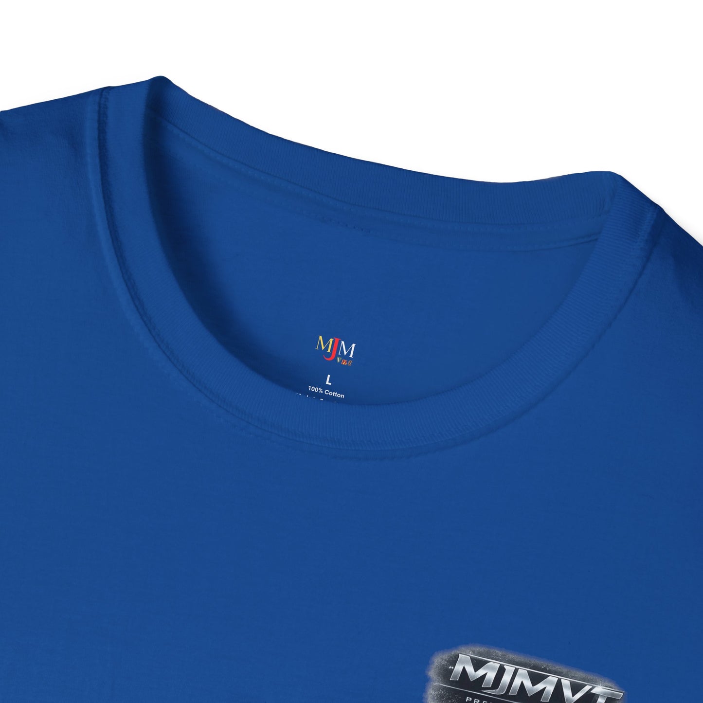 colle du t-shirt bleu 