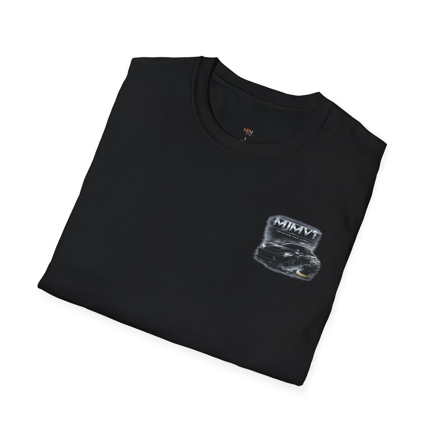 t-shirt noir plier