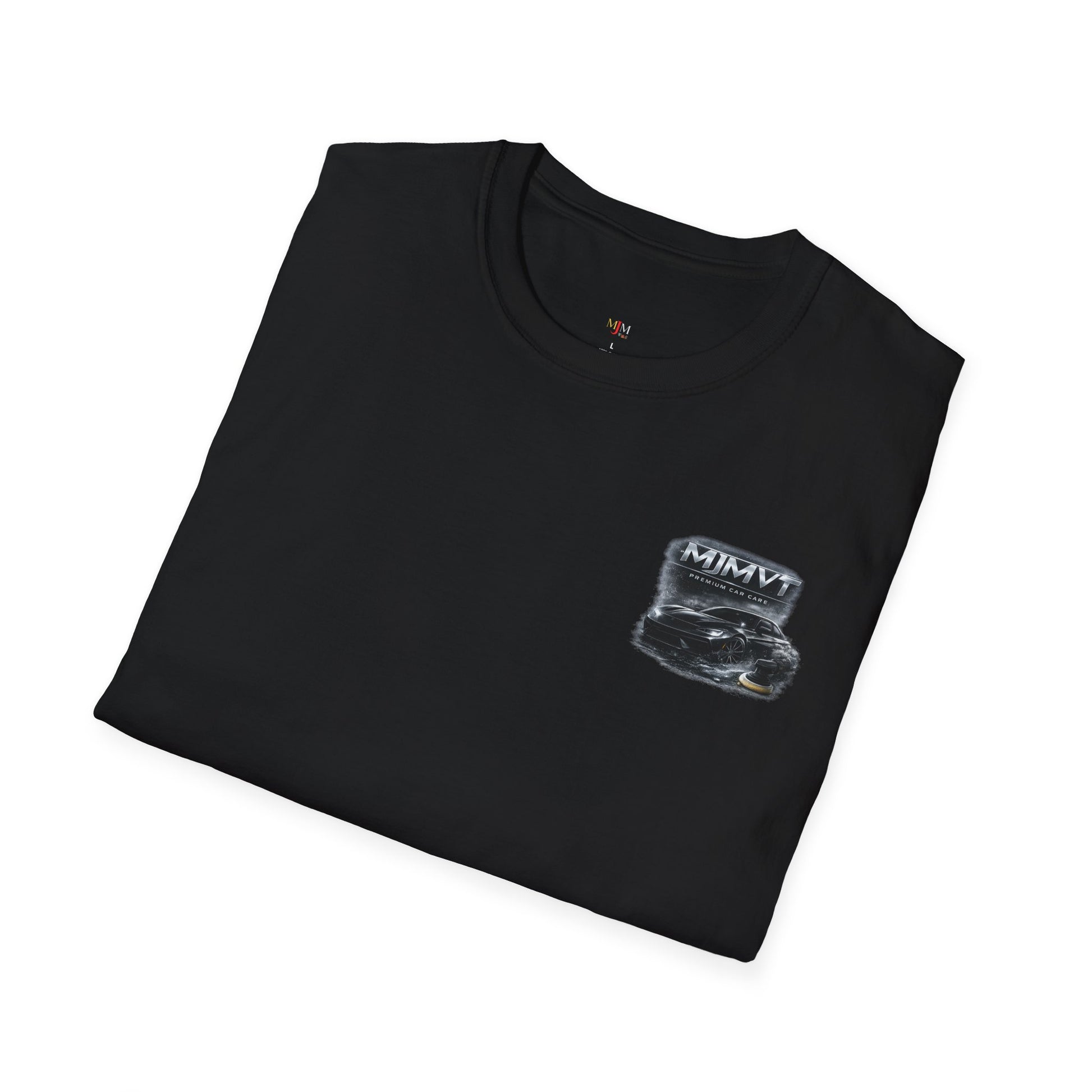 t-shirt noir plier
